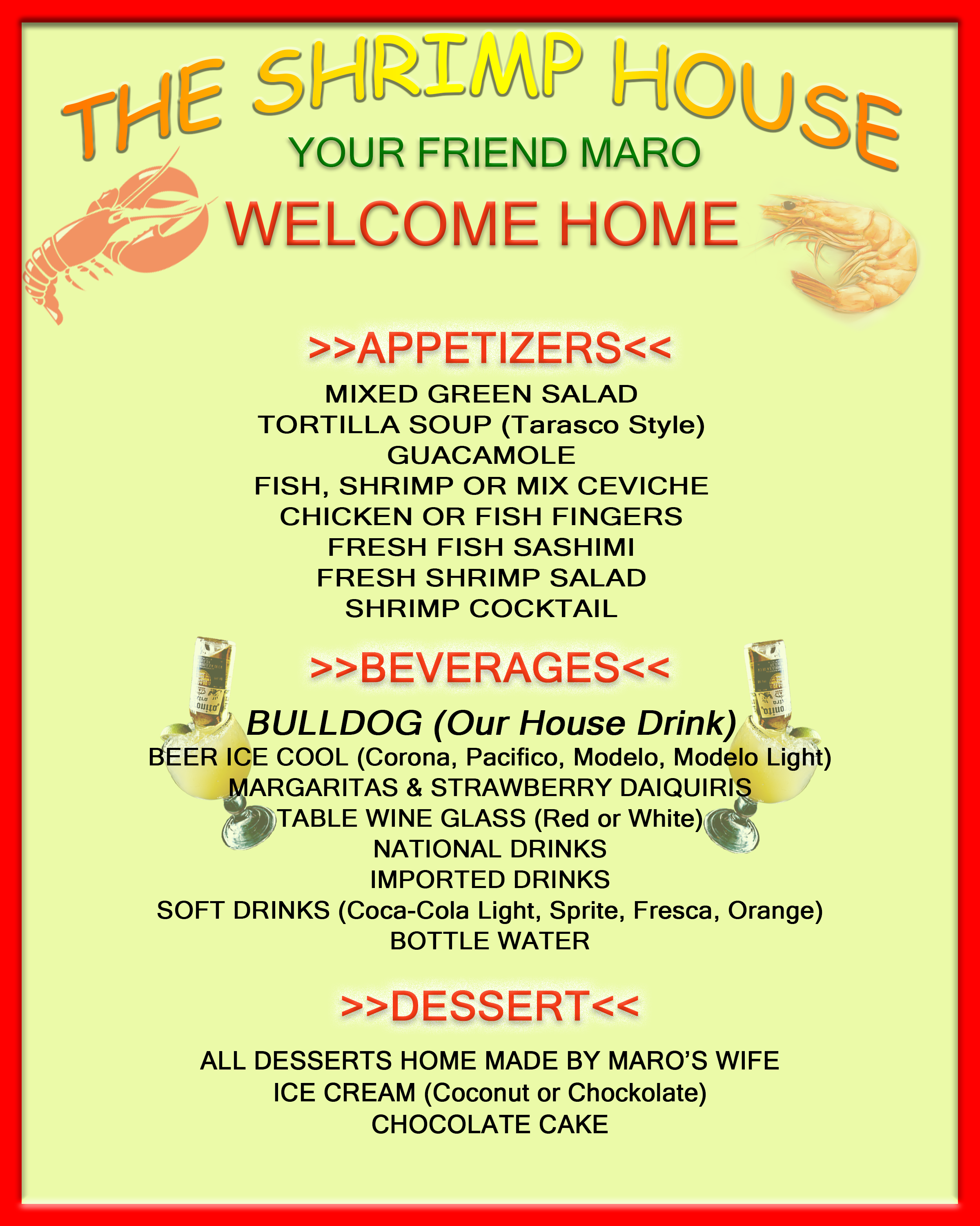 Maro Menu PG1